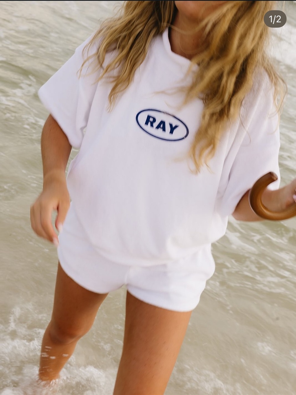 Ray the brand terry cloth shirt